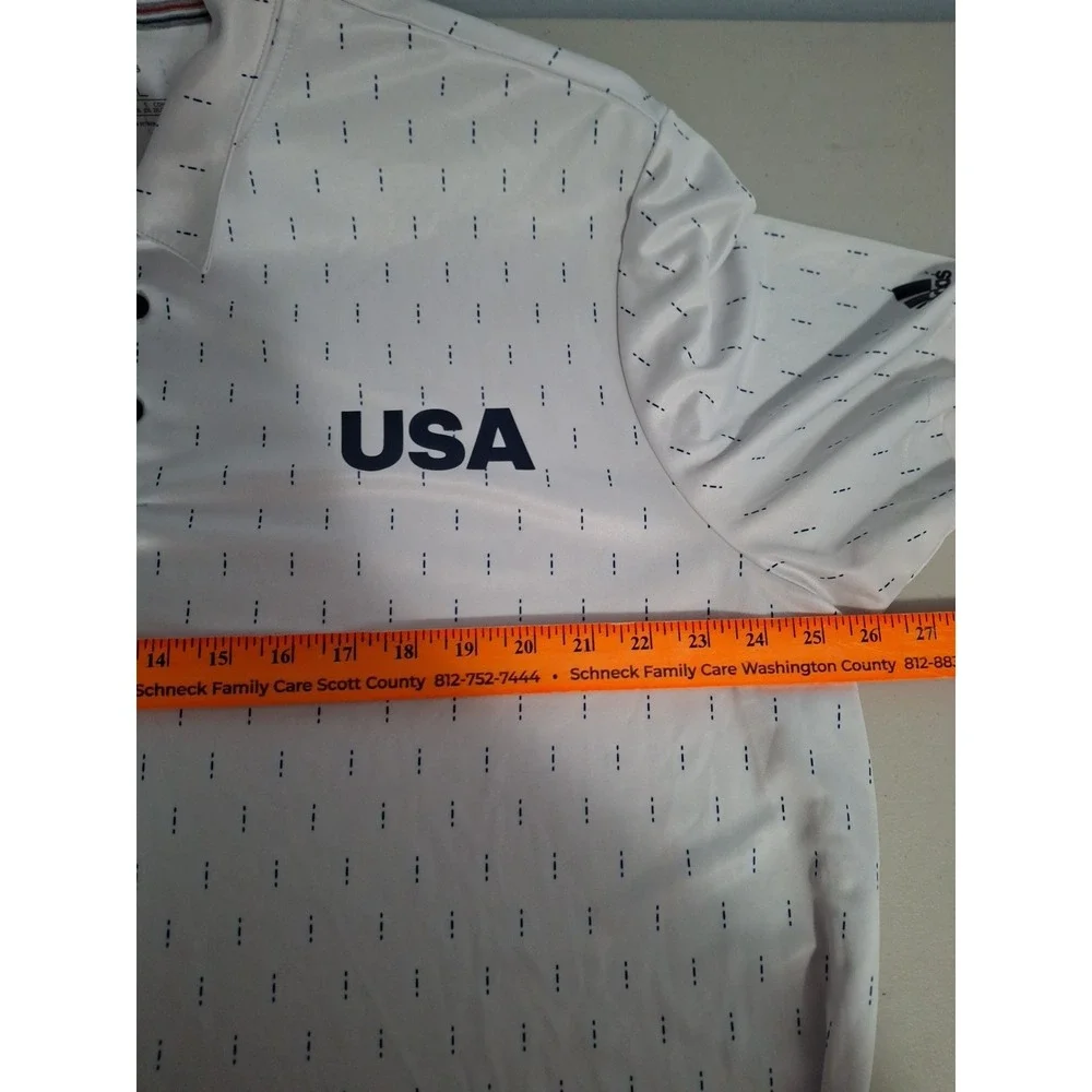 Adidas USA Mens XXL AOP Cheyenne Shadows Golf Club‎ Polo Shirt